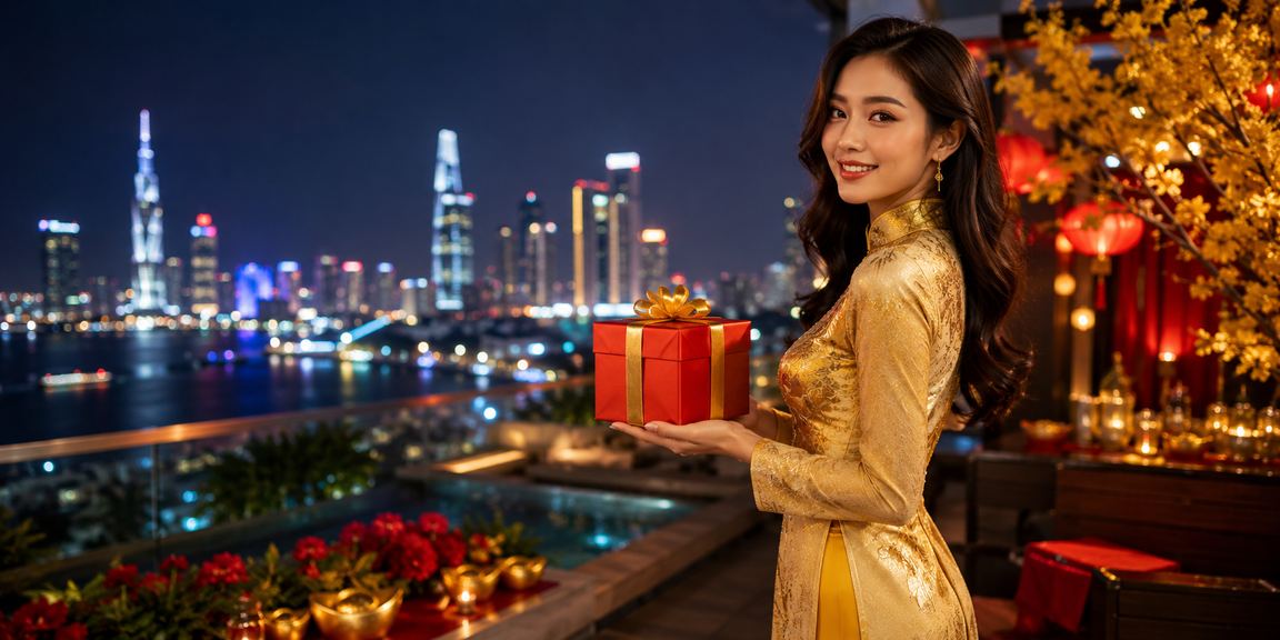 Bối cảnh Hồ Chí Minh với áo dài và chủ đề cá cược thể thao trực tuyến
