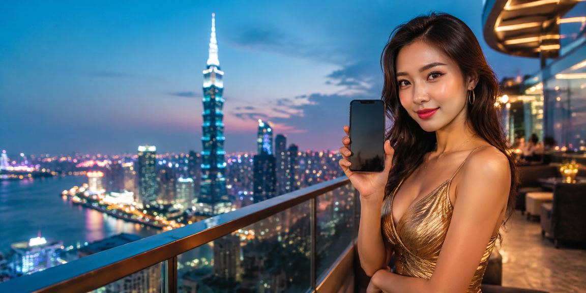 Người dùng tại TP.HCM xem giao diện casino trên điện thoại buổi tối